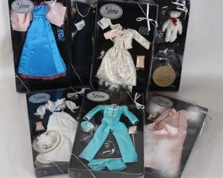 069 Lot Of 7 Gene Ashton Drake Doll Outfits