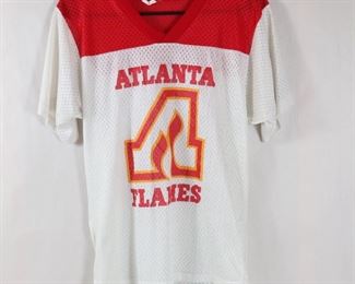 079 Vintage Atlanta Flames Mesh NHL Ice Hockey Jersey