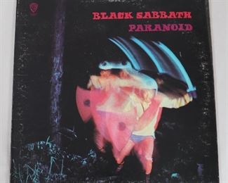 086 Black Sabbath Paranoid WS 1887 Warner Brothers Record Vinyl LP
