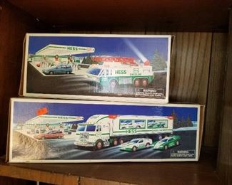 Hess toy trucks