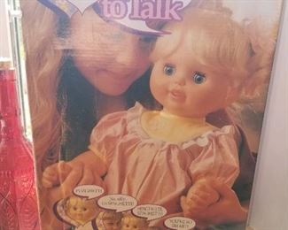 Baby Loves to Talk doll in original box