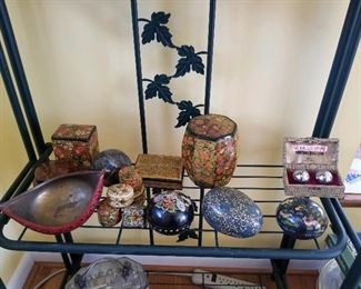 Decorative lacquer boxes