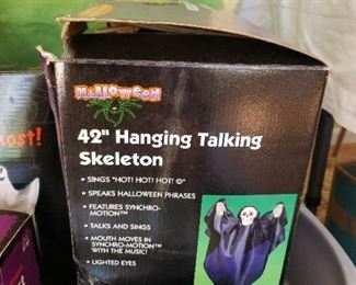 Tons of Halloween decorations, many NIB