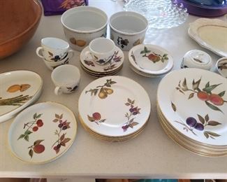 Royal Worcester “Evesham” china