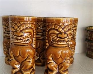 Leilani Tiki mugs set