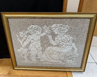 Crocheted picture 