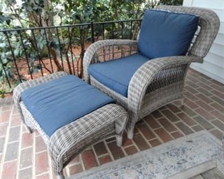 Cushions are Hampton Bay