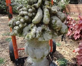 Heavy heavy concrete with just the perfect amount of green moss growing on it :)