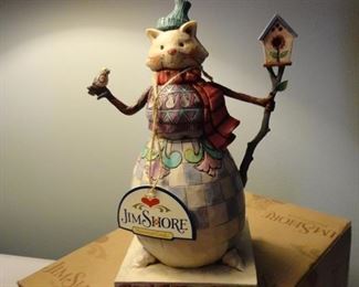 A seasonal favorite Jim Shore and of all things a CAT!