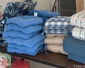 Assortment of Outdoor Chair Cushions