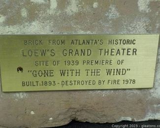 Historical Brick A Remembrance of Grand Old Lady