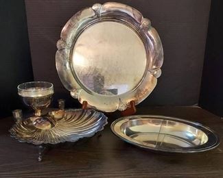 LB Silverplated Shrimp Cocktail Dish EPNS Middletown Silverware and EPC Silver Plate