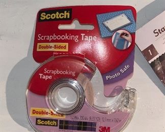 Assortment of scotch, scrapbooking tapes