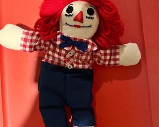 Hand crafted raggedy, Andy