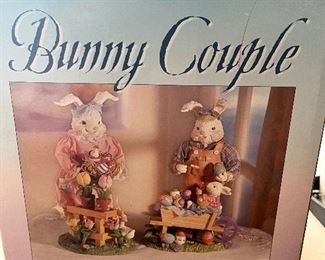 Easter is almost here! Mr. and Mrs. Easter bunny. Would love to find a new home at your house!
