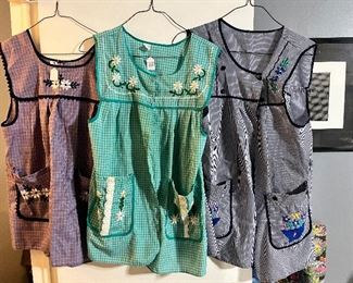 Vintage ladies aprons