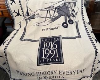 Boeing blanket 75 year