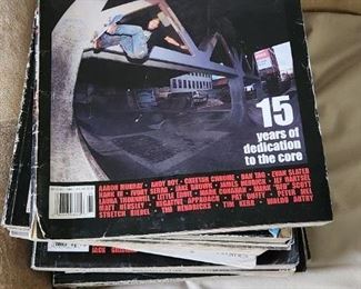 Skate boarding mags, almost 100