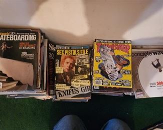 skateboarding & punk rock mags