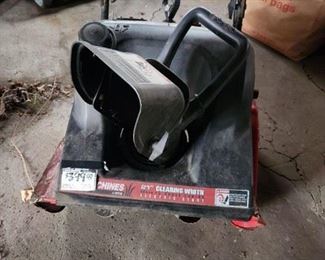 Snow blower. Tuned this week.