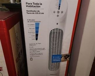 New in box fan