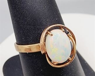 Opal & 14k ring