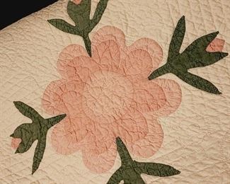 Early floral quilt