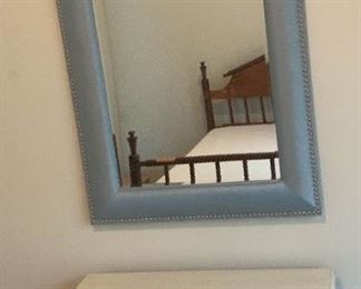 Ocean Blue Mirror Table