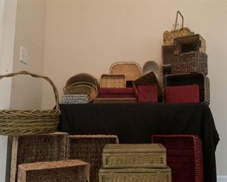 Woven Wicker Baskets