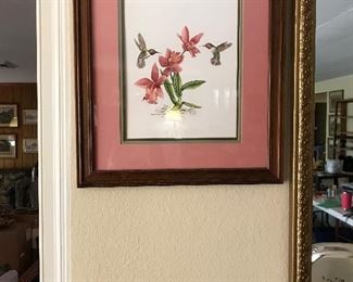 Water color of Hummingbirds 