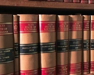 Large collection of law books belonging to the Attorney General himself. And signed.