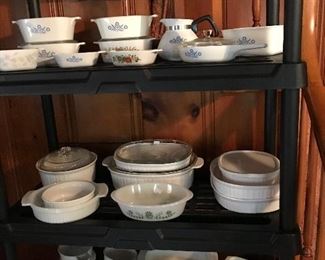 Corning ware, Pyrex  large collection 