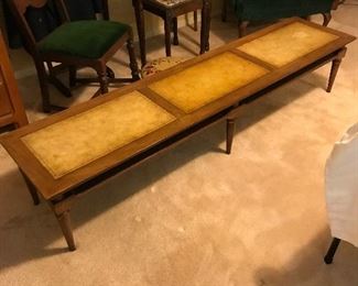 Gorgeous coffee table mid century 60’s gifted to the Gremillions by Lyndon P. Johnson 