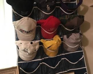Collection of LSU hats