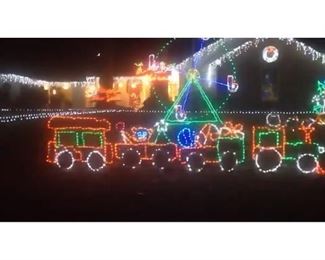 Entire collections of animated Christmas yard decorations over 7000.00 invested