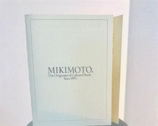  30 in Mikimoto  pearls with 18K Gold Clasp. , original box & paperwork.