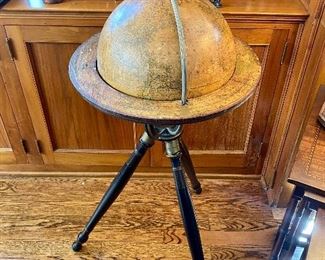 19th century Gilman Joslin terrestrial globe tripod 