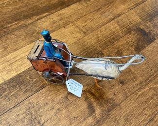 Lehmann Ostrich drawn cart