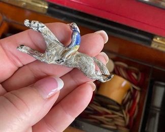 Horse game parts for the Royal cabinet of games