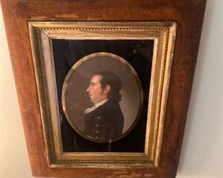 Boston Oval Watercolors Caleb Willis 9/15/1792