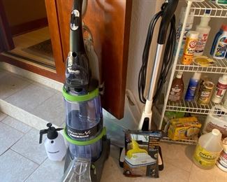 Rug cleaner and cleaning supplies