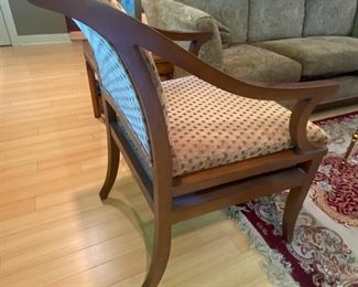 Hekman Upholstered wood arm chair