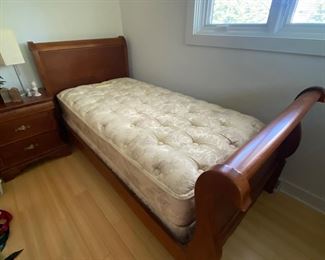 Twin sleigh bed by Lexington
