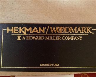 Sofa label Hekman/A Howard Miller Company Made in the USA!