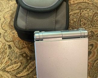 Game Boy Advance silver with case