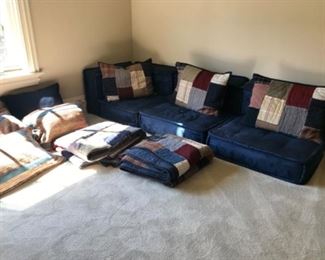 Pottery Barn Floor Sectional 