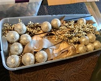 Holiday Decor will be sold BY THE CONTAINER - no cherry picking. 