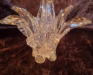 Vintage Princess House Pressed Glass Basket