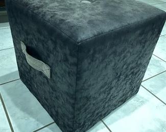 Brown ottoman cube, 16" x 16",  $24