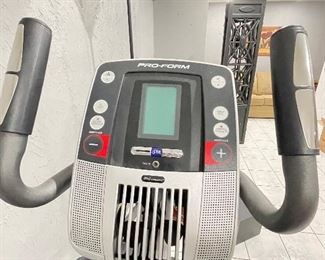 Additional view of panel of Smart Stride Elliptical 